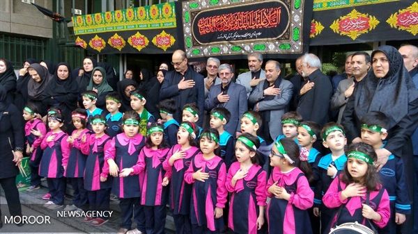 برگزاری مراسم سوگواری اباعبدالله الحسین(ع) در بانک کشاورزی
