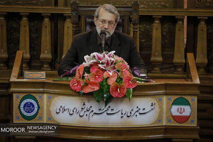 نشست خبری رییس مجلس شورای اسلامی