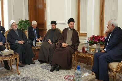 دیدار عمار حکیم با وزیر امور خارجه ایران