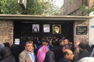 پیکر اعظم طالقانی تشییع شد