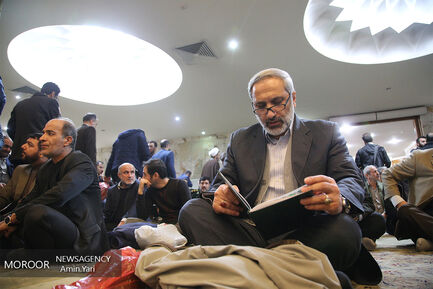 مراسم ختم والده سردار جلالی