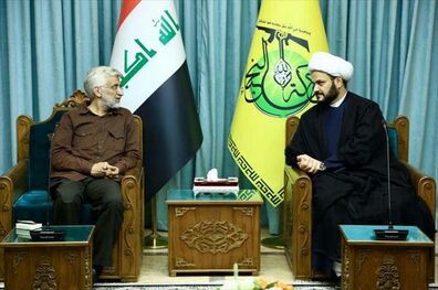 گفتگوی سعید جلیلی با دبیرکل نُجَباء در مقر مرکزی