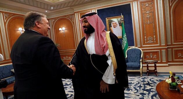 رایزنی بن‌سلمان و پمپئو پیرامون ایران