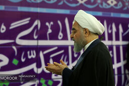 ضیافت افطار خادمان قرآن کریم با رییس جمهور