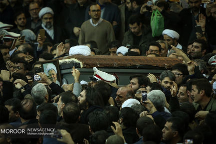 تدفین پیکیر آیت الله هاشمی رفسنجانی در مرقد امام خمینی (ره)