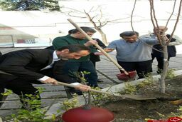 احمدی نژاد و یاران در روز درختکاری+عکس