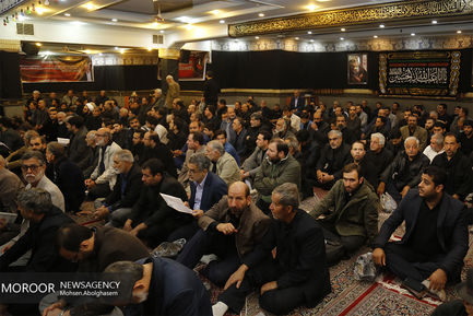 مراسم ختم برادر محمود احمدی نژاد
