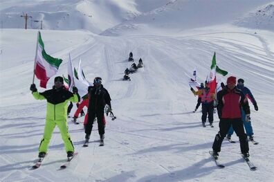 بازگشایی و افتتاح پیست اسکی دیزین از جمعه