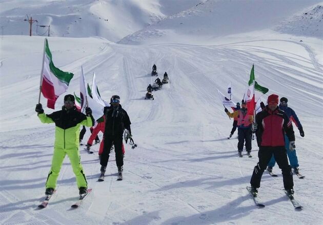 بازگشایی و افتتاح پیست اسکی دیزین از جمعه