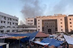 «بخش قلب» بیمارستان الشفاء کاملا ویران شد