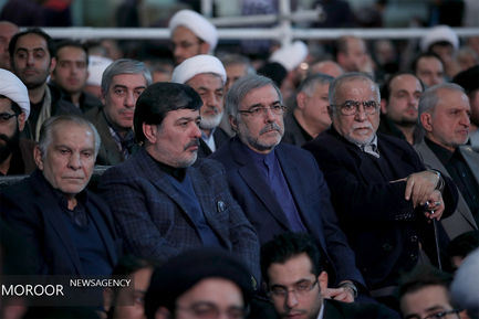 مراسم هفتمین روز ارتحال آیت الله هاشمی رفسنجانی در حرم مطهر امام خمینی(ره) با جضور رییس جمهور