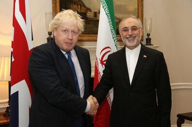 بوریس جانسون با رئیس سازمان انرژی اتمی ایران دیدار و گفت و گو کرد 