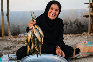 صنایع دستی زیبا در کنار تالاب بین المللی شادگان دیدنی است