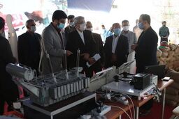 اظهارات وزیر نیرو در حاشیه بازدید از نمایشگاه هفته دفاع مقدس 