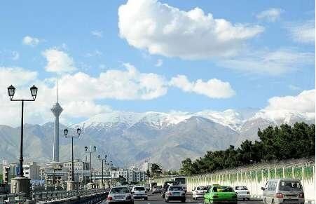 شاخص کیفیت هوای پایتخت در شرایط سالم قرار گرفت