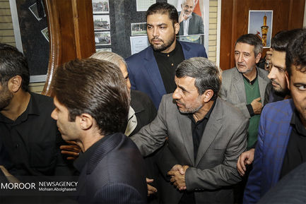 مراسم ختم برادر محمود احمدی نژاد