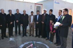 بانک تجارت کلنگ مدرسه در سر پل ذهاب را به زمین زد