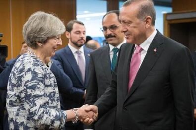  اردوغان و می درباره اوضاع سوریه و عملیات عفرین تلفنی گفتگو کردند