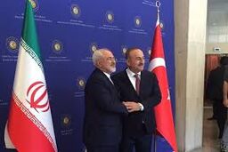 وزیر خارجه ترکیه با ظریف دیدار کرد