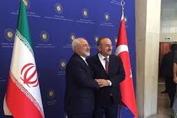 وزیر خارجه ترکیه با ظریف دیدار کرد