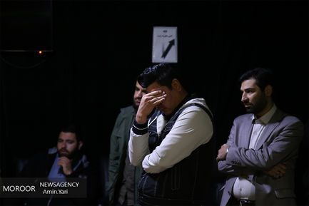 وداع با پیکر مطهر شهید مدافع حرم رضا کریمی