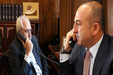 گفتگو تلفنی ظریف و چاووش اوغلو درباره تحولات ونزوئلا