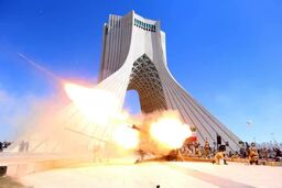 نخستین شلیک سال به شهرداری تهران/ احتمال آسیب به برج آزادی پس از شلیک توپ