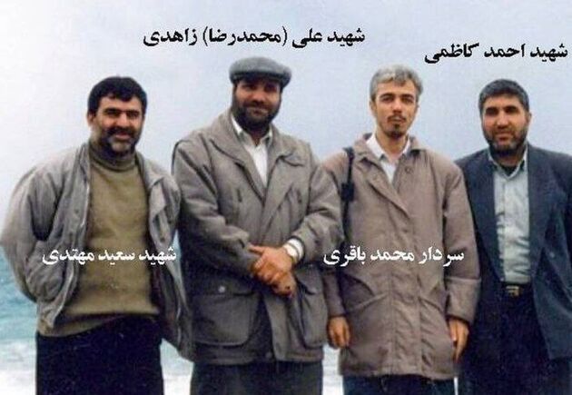 عکس/ شهیدان کاظمی، مهتدی و زاهدی
