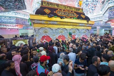 افزایش زائران اربعین حسینی (ع) در کربلا نسبت به سال گذشته +تصاویر