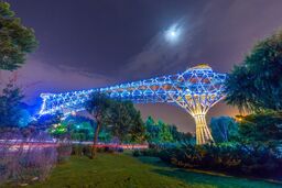 پل طبیعت آبی می‌شود