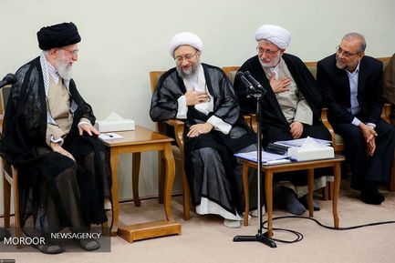 دیدار رئیس و مسئولان قوه قضائیه با رهبر معظم انقلاب اسلامی