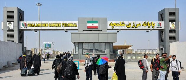 ترمینال مسافربری موقت در بارانداز پایانه شلمچه راه اندازی شد