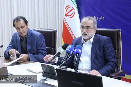 نشست خبری حسین عاشوری، قائم مقام راهآهن جمهوری اسلامی ایران