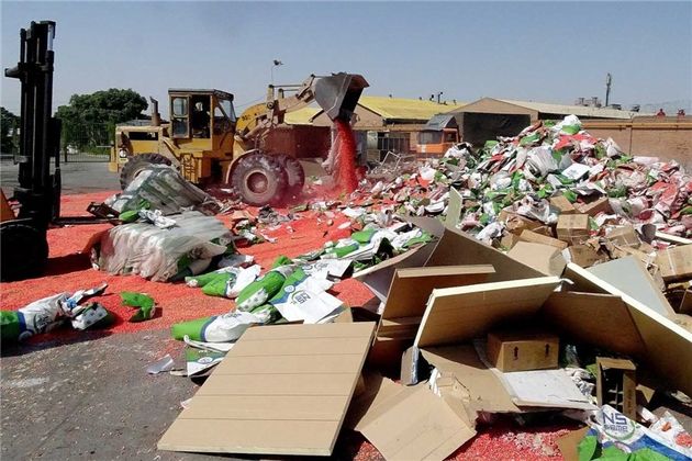 ابلاغ دستورالعمل امحای کالاهای قاچاق مکشوفه