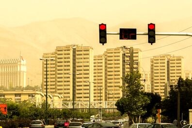 میزان آلودگی هوای تهران به تفکیک مناطق