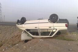 دو حادثه واژگونی در محور چالوس 5 مصدوم برجای گذاشت