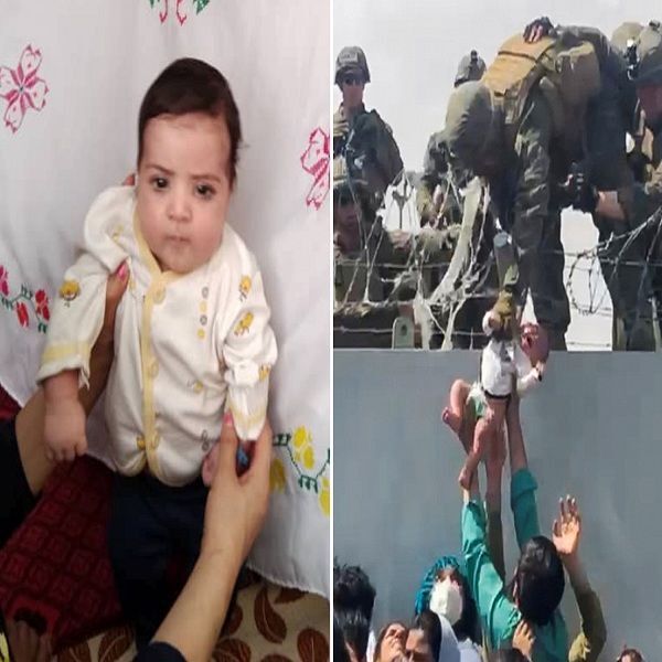 نوزاد گمشده افغان در فرودگاه کابل پیدا شد