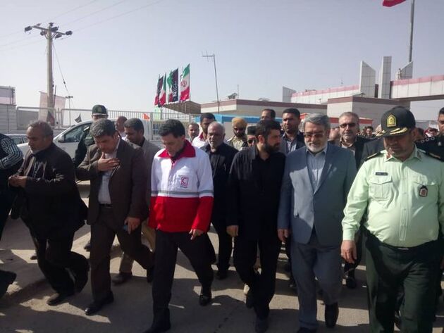 بازدید وزیر کشور از پایانه مرزی چذابه