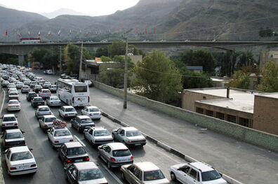 ترافیک سنگین در هراز