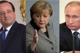 پوتین، اولاند و مرکل اوضاع سوریه را بررسی کردند
