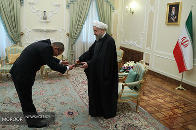 دیدار رییس جمهور با سفرای جدید برزیل،پرتغال و قرقیزستان 