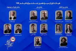 از کمال تبریزی تا پوران درخشنده در هیات داوری جشنواره فیلم ۱۰۰