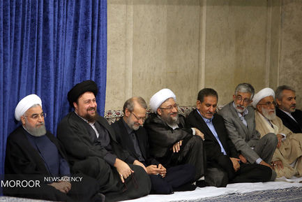 دیدار مسئولان نظام با مقام معظم رهبری