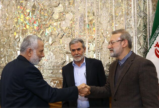 لاریجانی با دبیر کل جنبش جهاد اسلامی فلسطین دیدار کرد