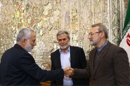 لاریجانی با دبیر کل جنبش جهاد اسلامی فلسطین دیدار کرد