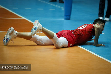 دیدار تیم های والیبال بانک سرمایه و شهرداری تبریز