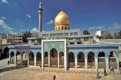مسقف سازی ۱۶۰۰ متر از صحن حرم حضرت زینب (س) برای رفاه زائران