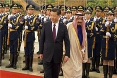 دیدار شاه سعودی با رئیس جمهور چین و امضا 35 سند همکاری