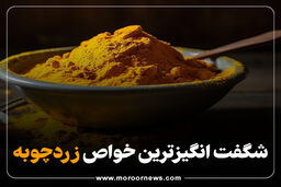 اینفوگرافیک/خواص شگفت انگیز زردچوبه