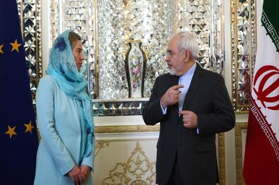 فدریکا موگرینی با محمدجواد ظریف دیدار کرد